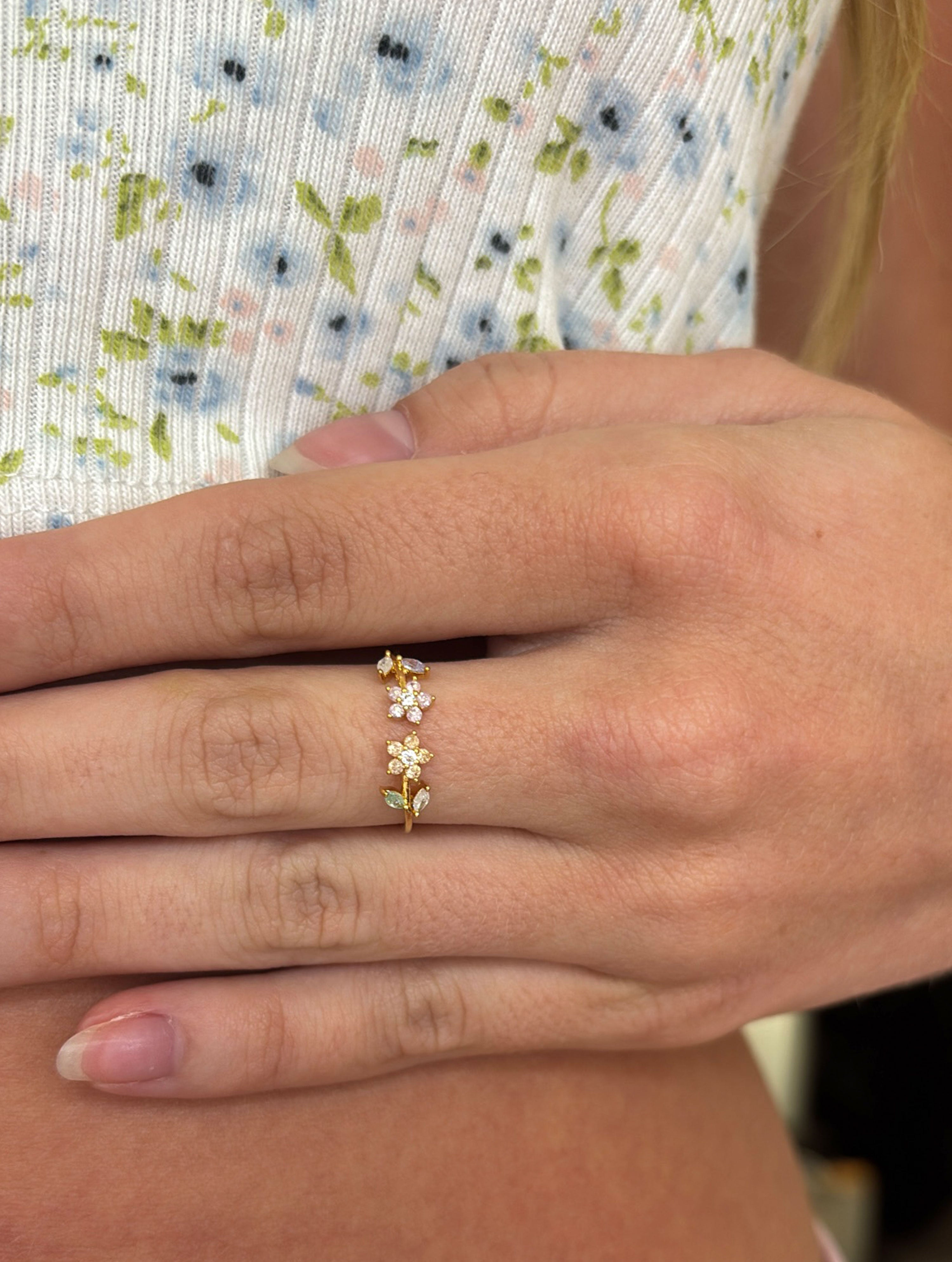 Fiorella Twins Ring