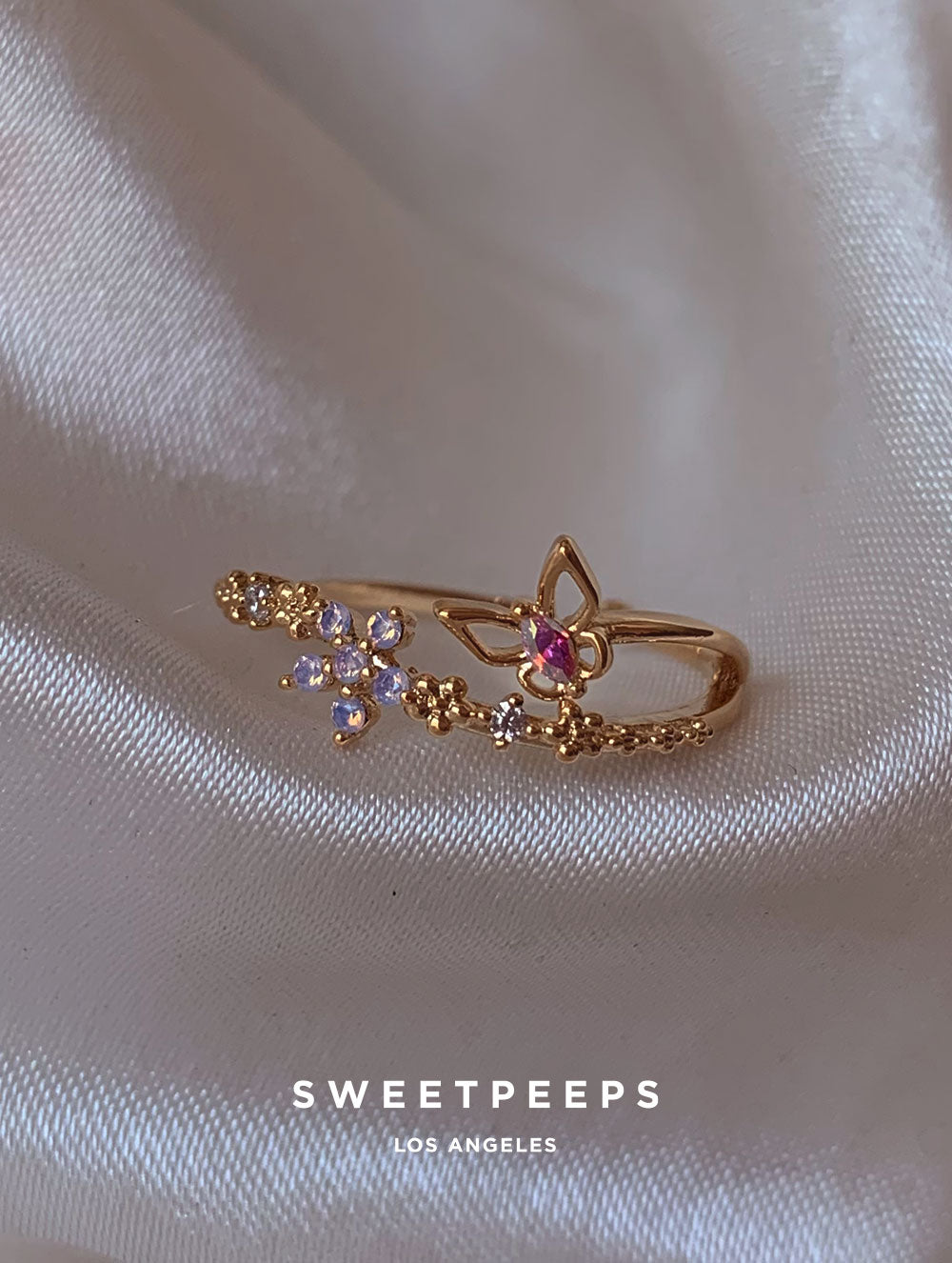 Azaria Butterfly Ring