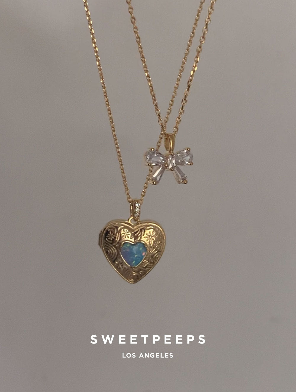 Stella Heart Locket Necklace