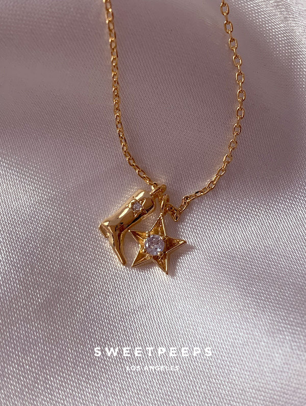 Cowgirl Star Charm Necklace