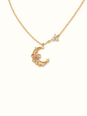 Knoxlee Intricate Crescent Necklace