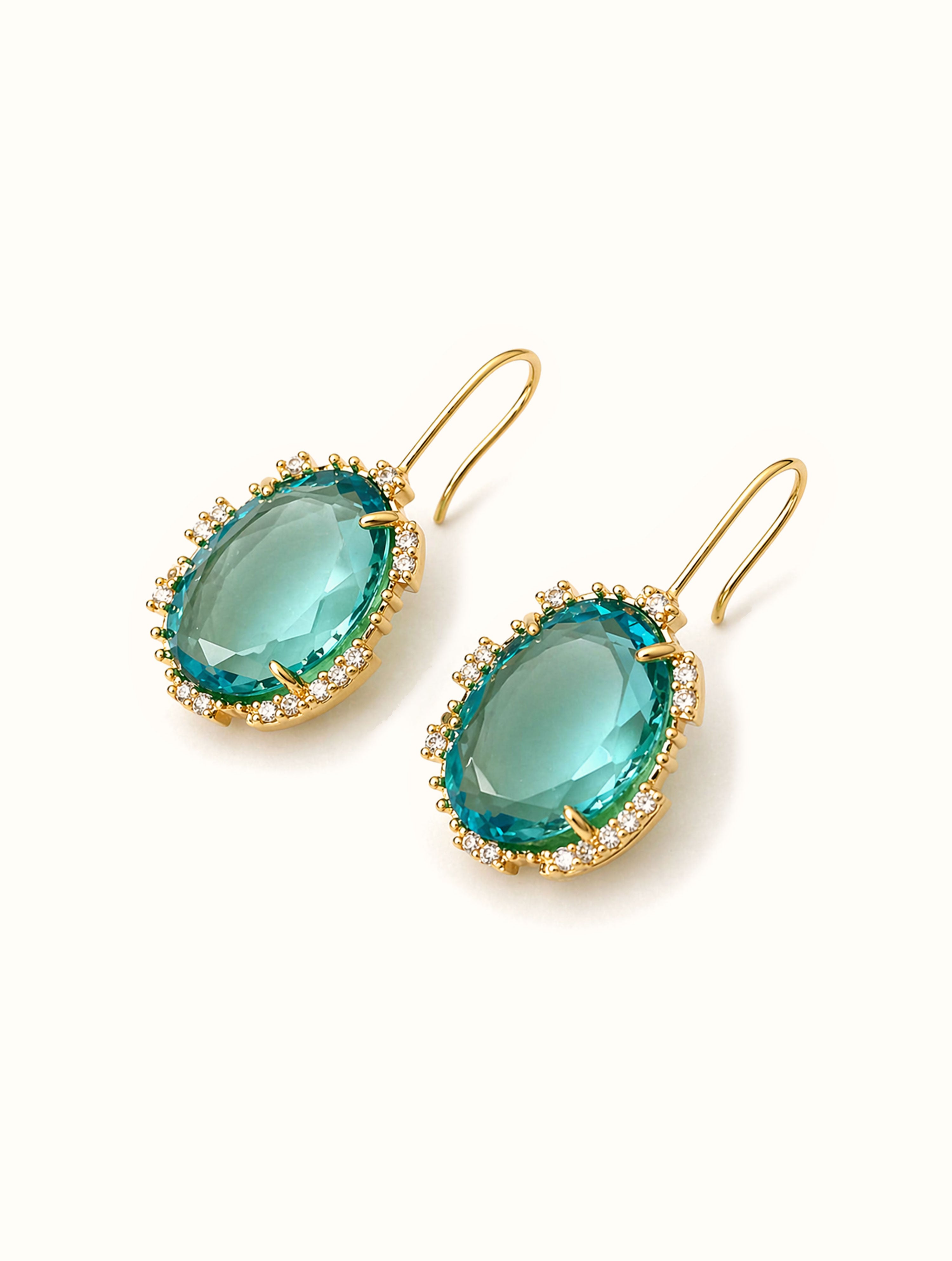 Celadon Teal Earrings