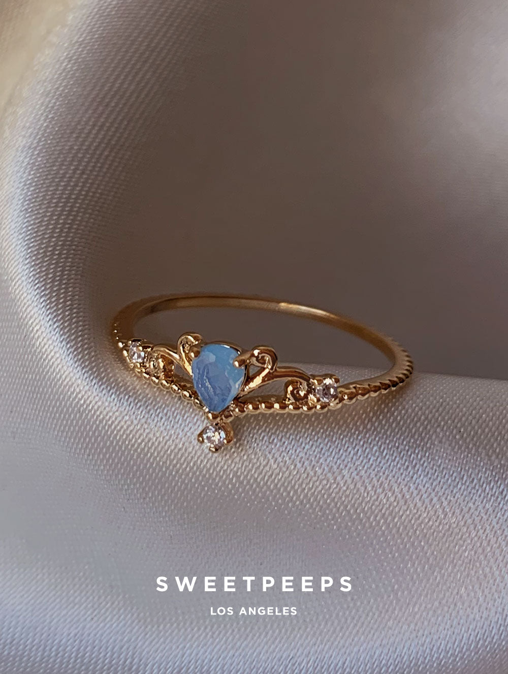 Aviva Princess Aqua Ring