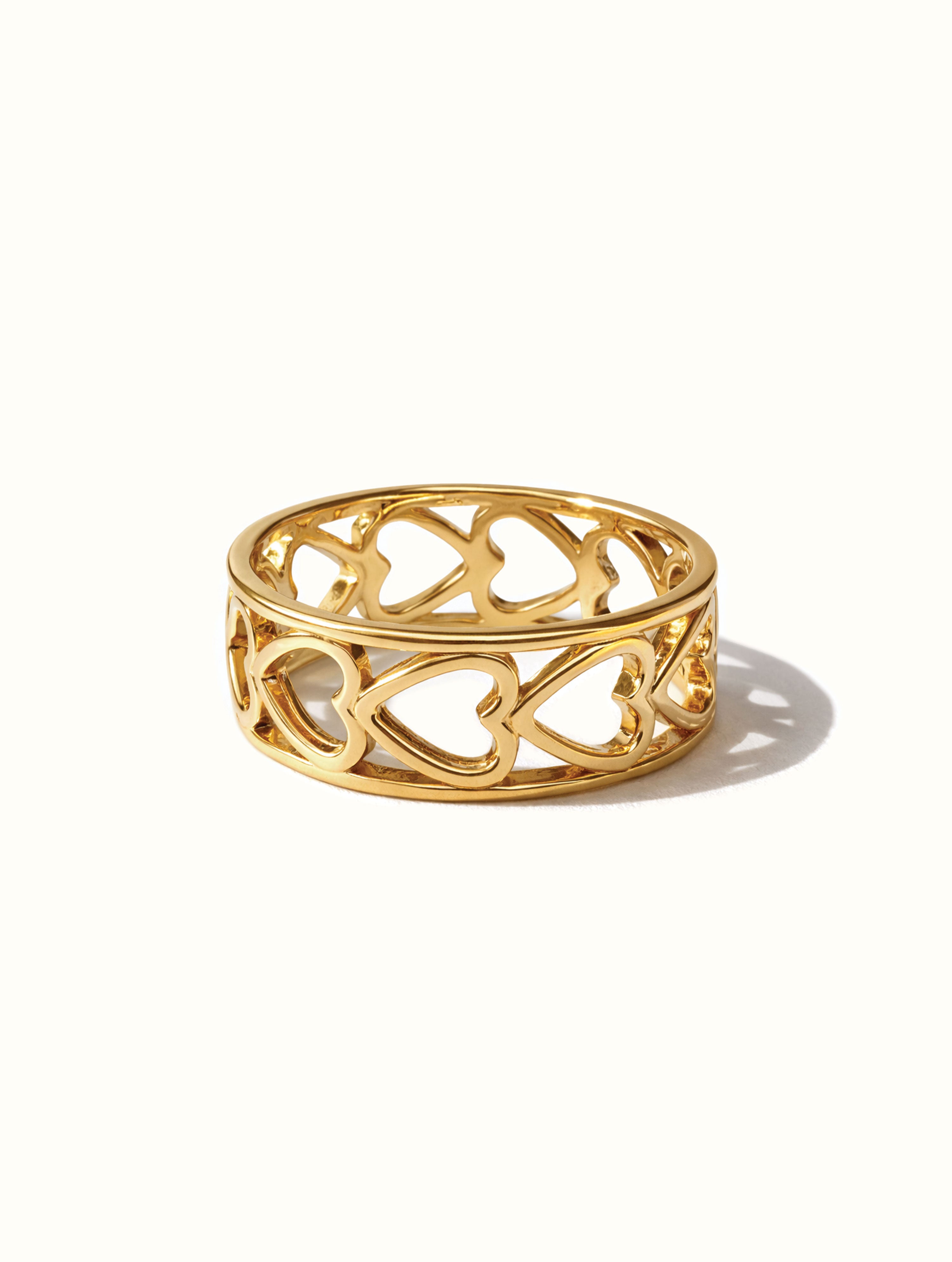 Roselle Heart Statement Ring
