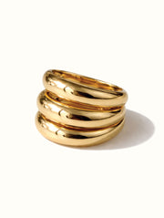 Golden 3 Layers Ring