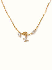 Corinne Butterfly Bar Necklace