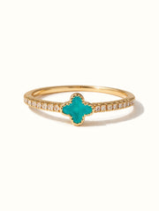 Green Clover Ring