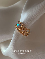 Daisy Heart Ear Cuff