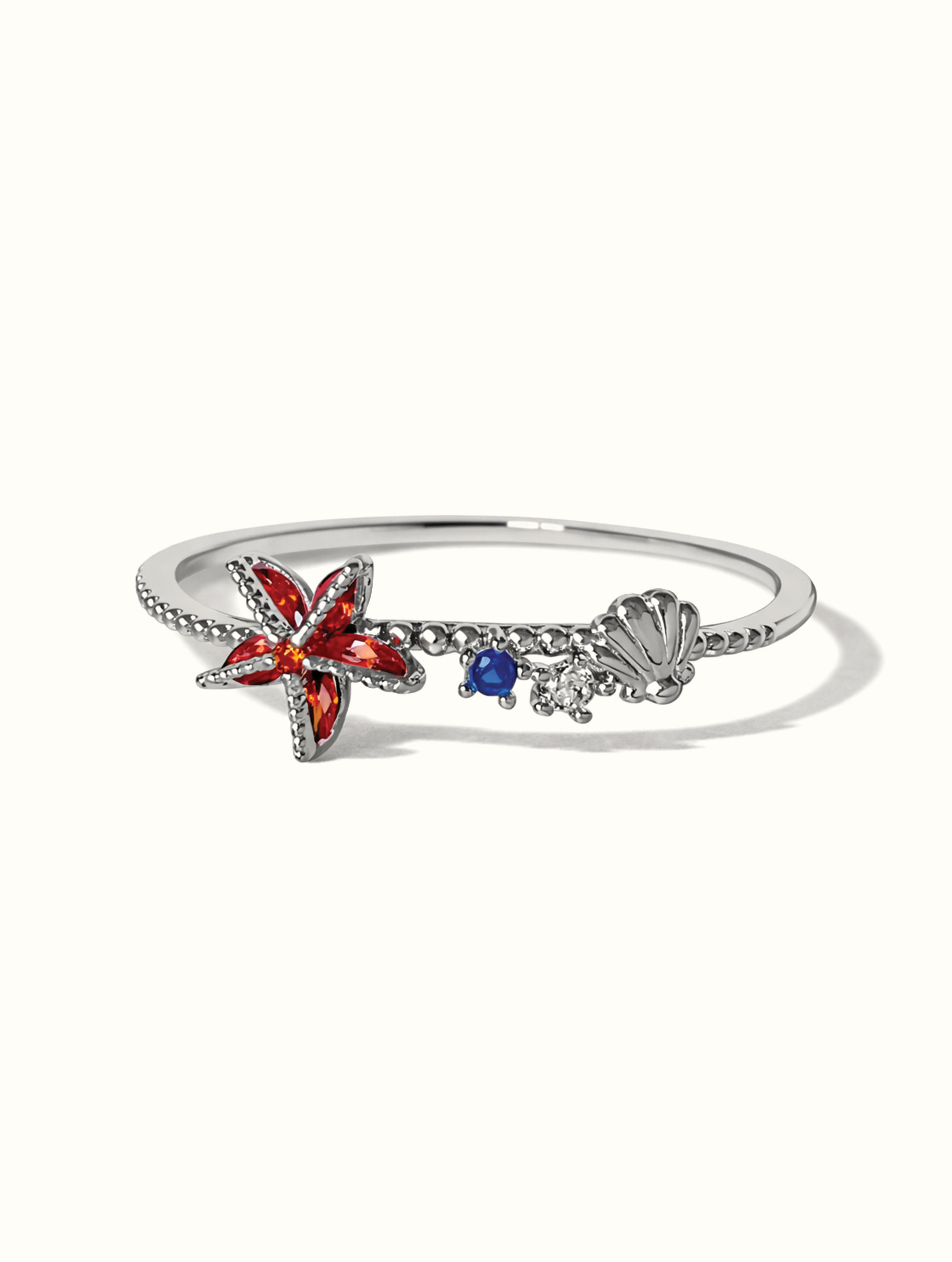 Aerolynn Starfish Ring - Silver
