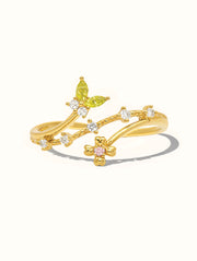 Celestine Butterfly Ring