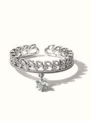 Florence Crown Ring - Silver