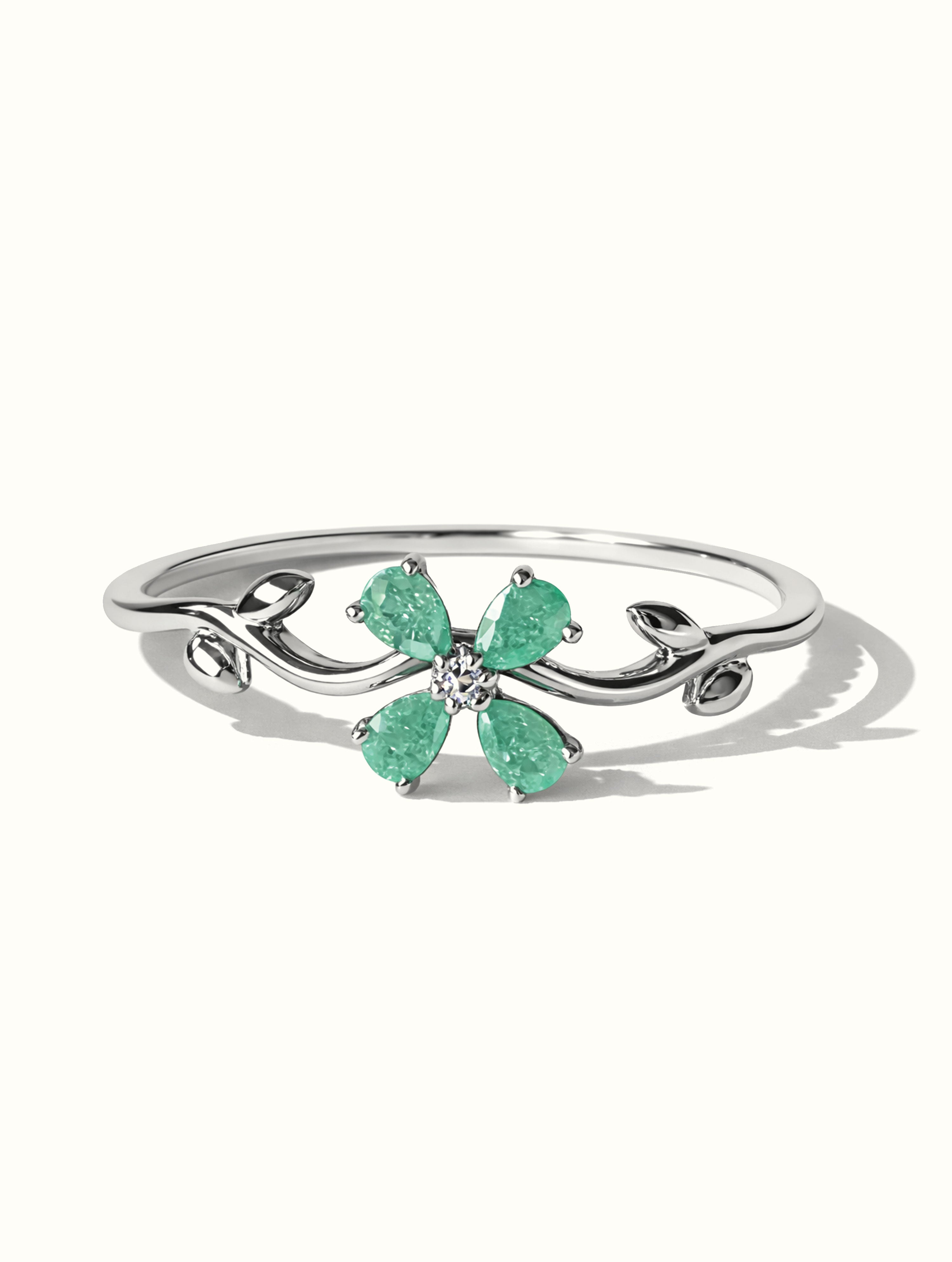Remington Floral Ring - Silver
