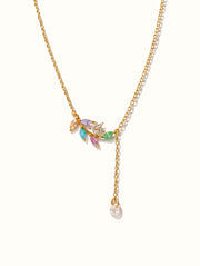 Tristian Dainty Leaf Necklace
