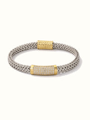 Two Toned Cable Chain Bracelet
