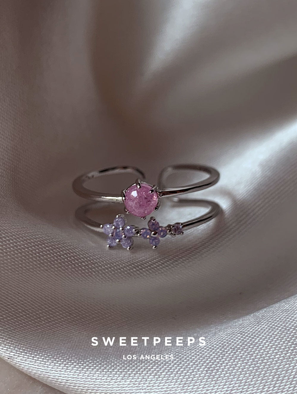 Angelica Pastel Ring - Silver