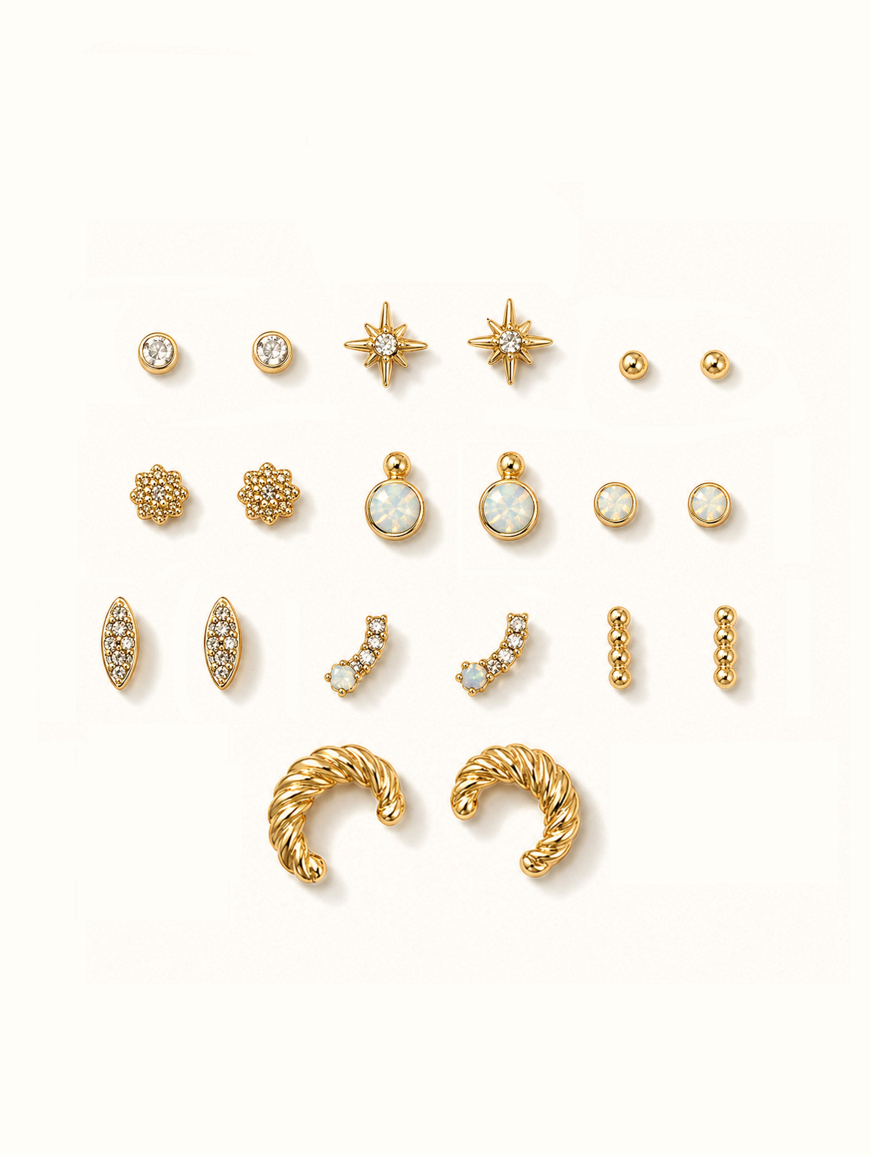 Opal Stud Set