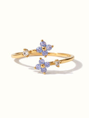 Eloraina Twin Clover Ring