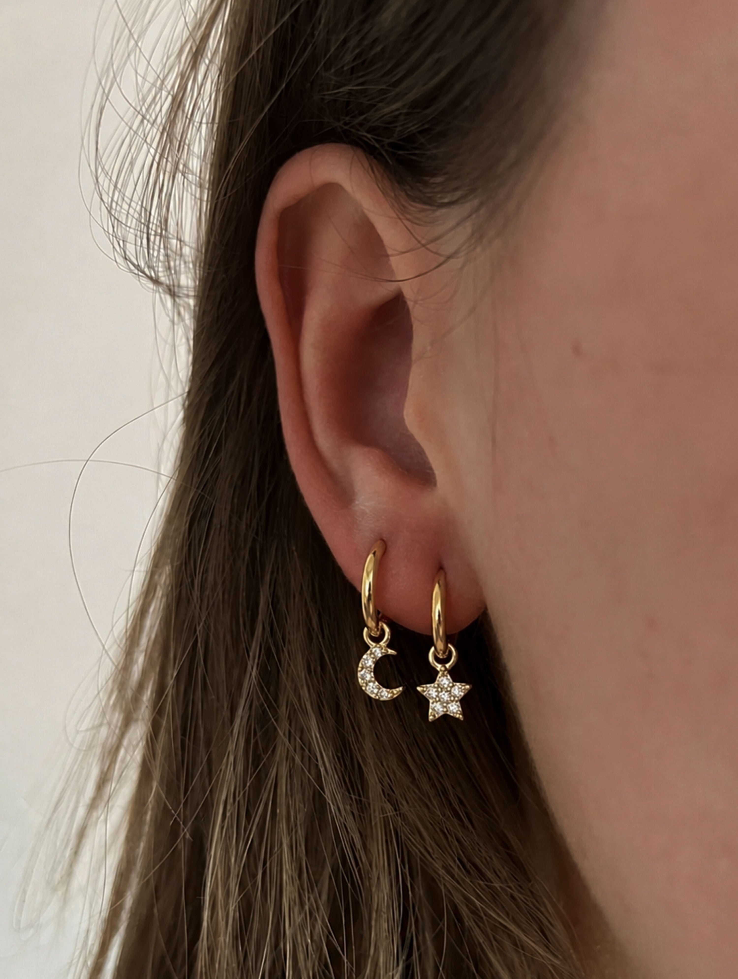 Annie Star & Moon Hoops