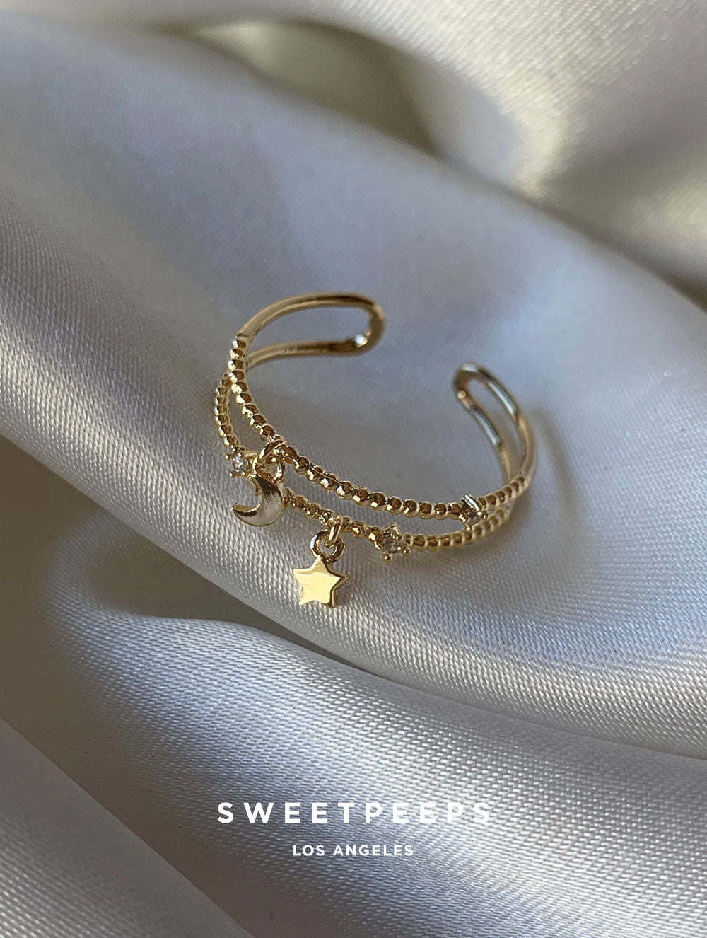 Annalise Star Charm Ring