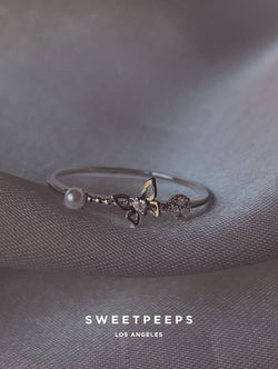 Katherine Butterfly Ring  - Silver