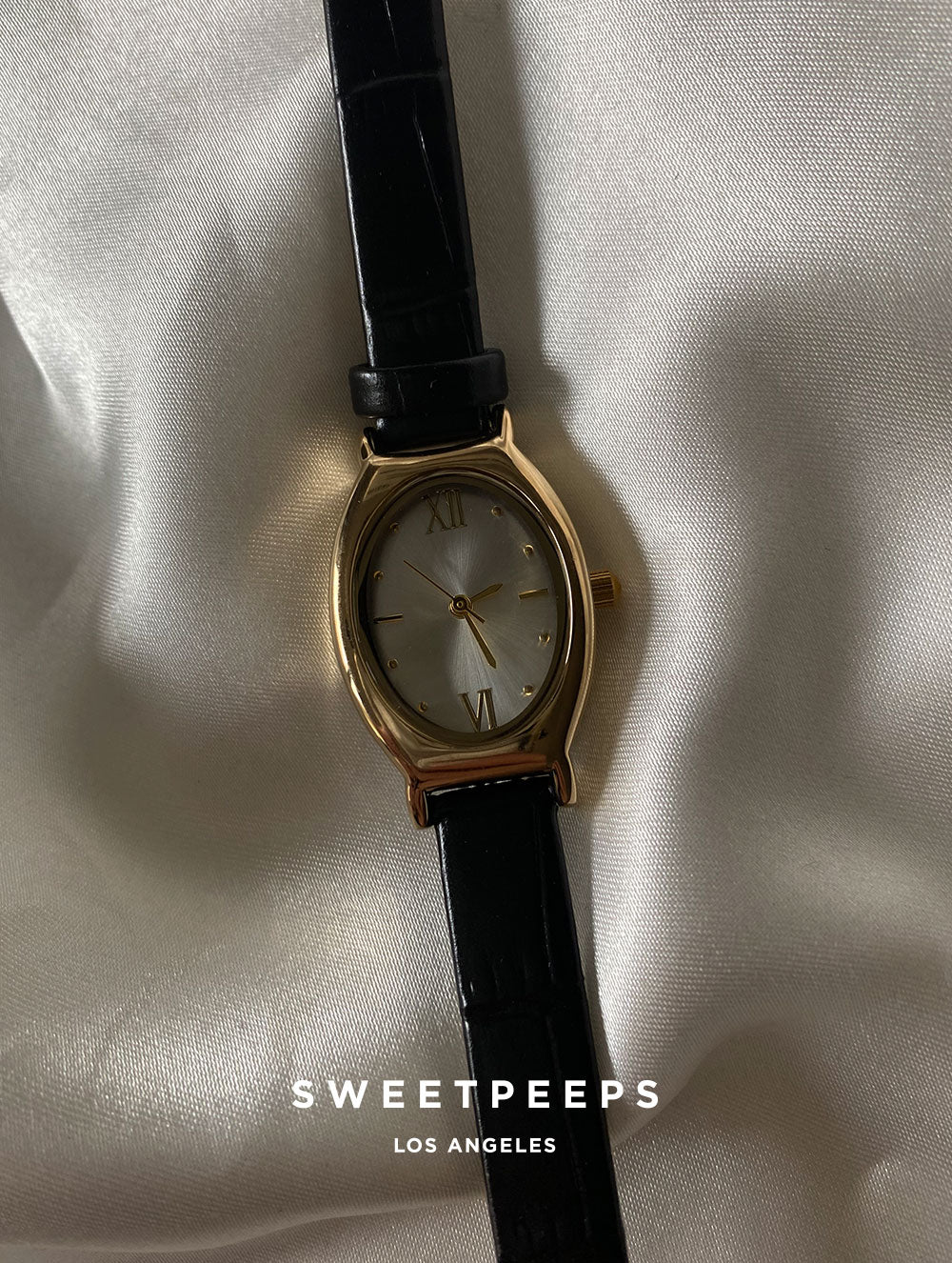 Classic Gold Leather Band Watch