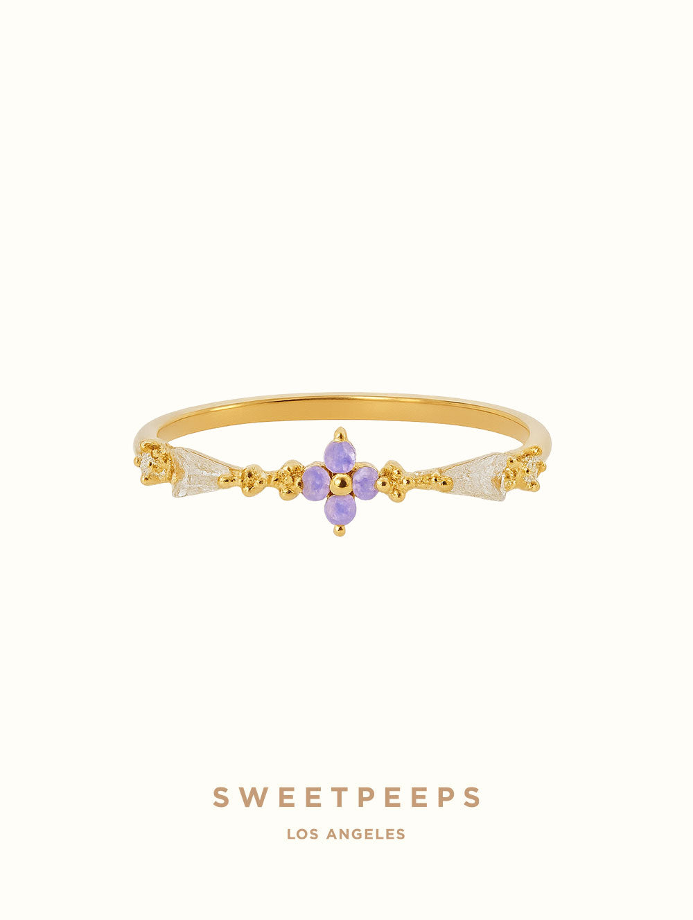 Annabelle Dainty Clover Ring