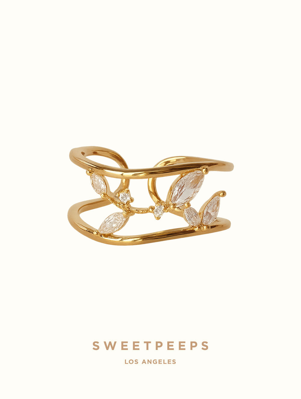 Catherine Leaves Ring