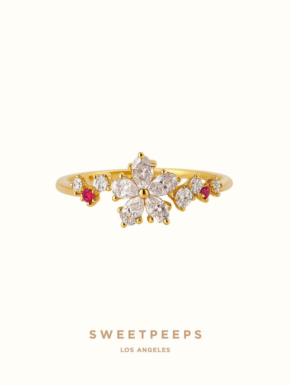 Evelyn Floral Ring