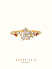 Evelyn Floral Ring