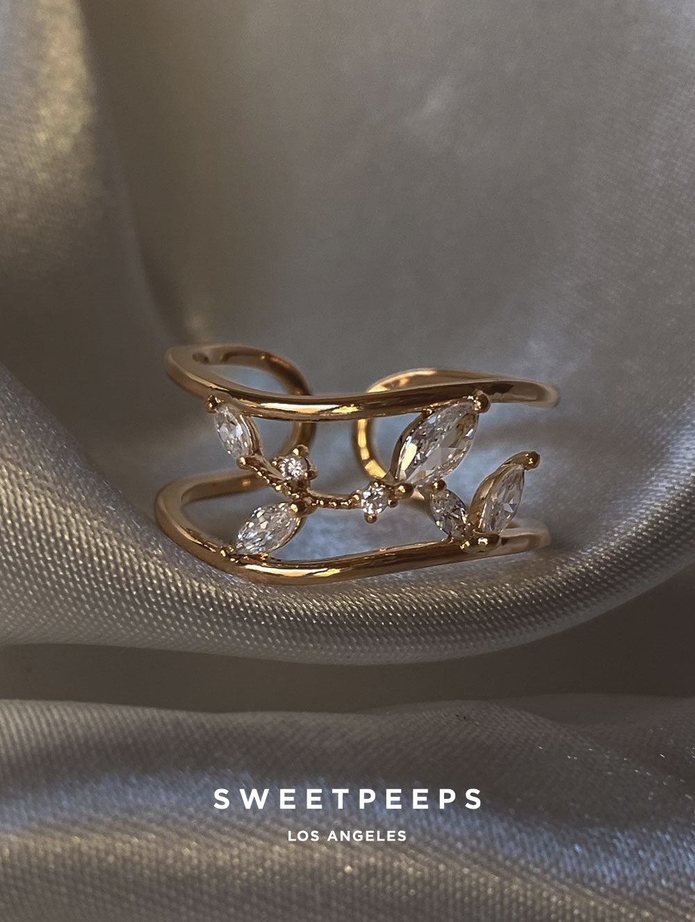 Catherine Leaves Ring