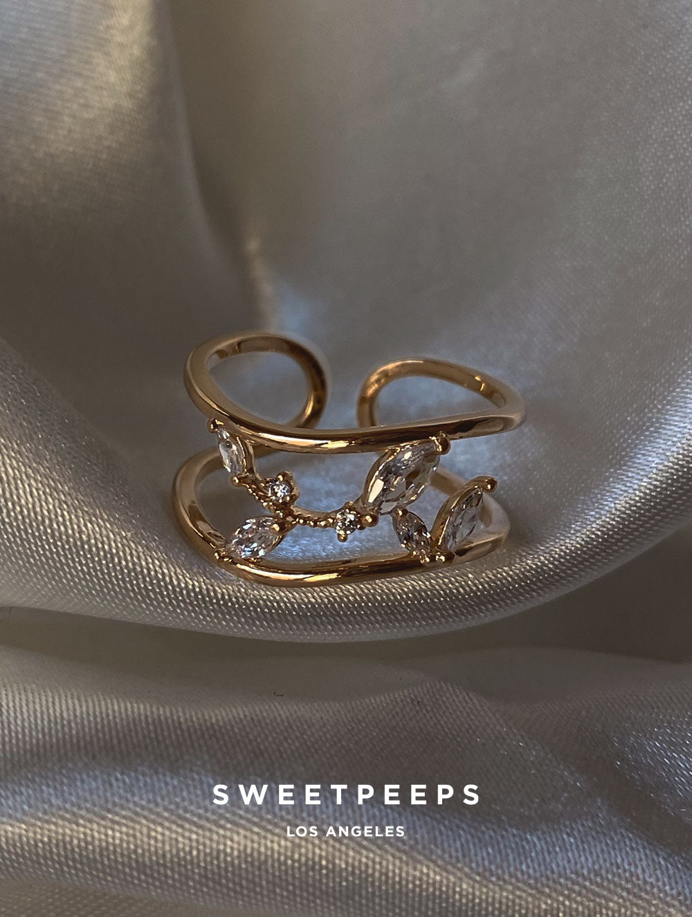 Catherine Leaves Ring