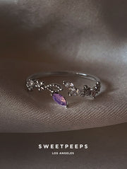 Alayna Leaf Ring - Silver