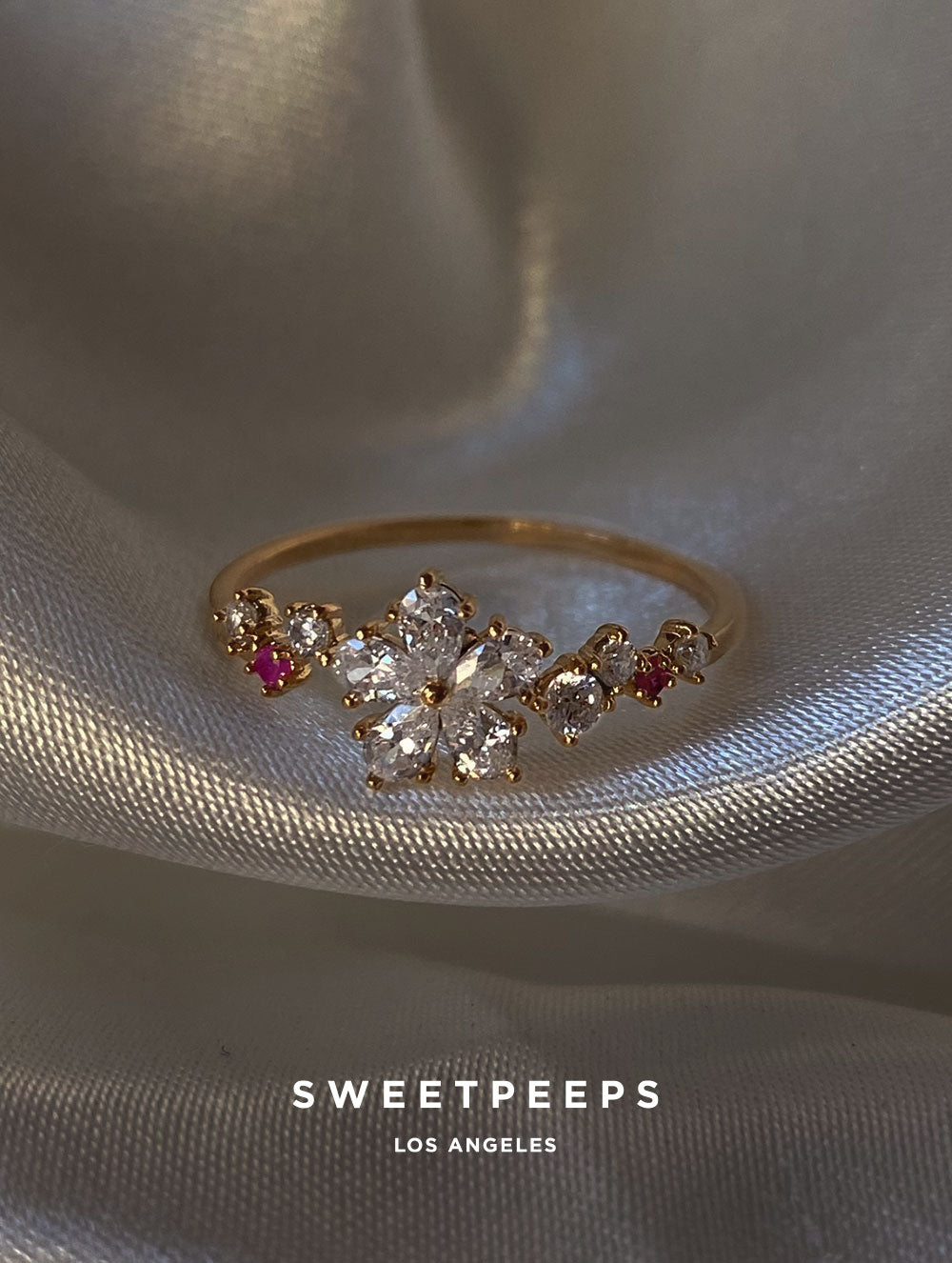 Evelyn Floral Ring