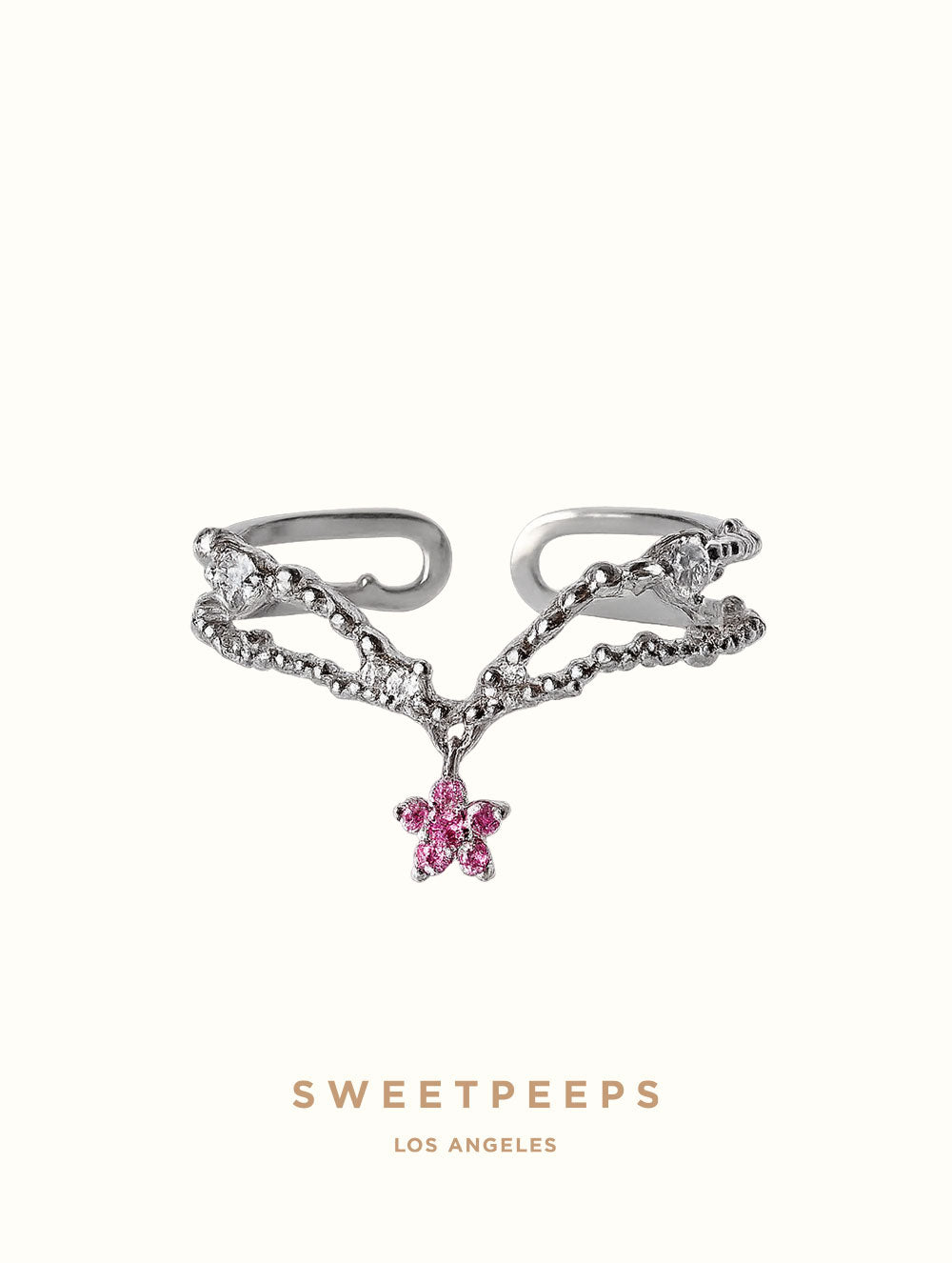 Antonia Star Ring - Silver