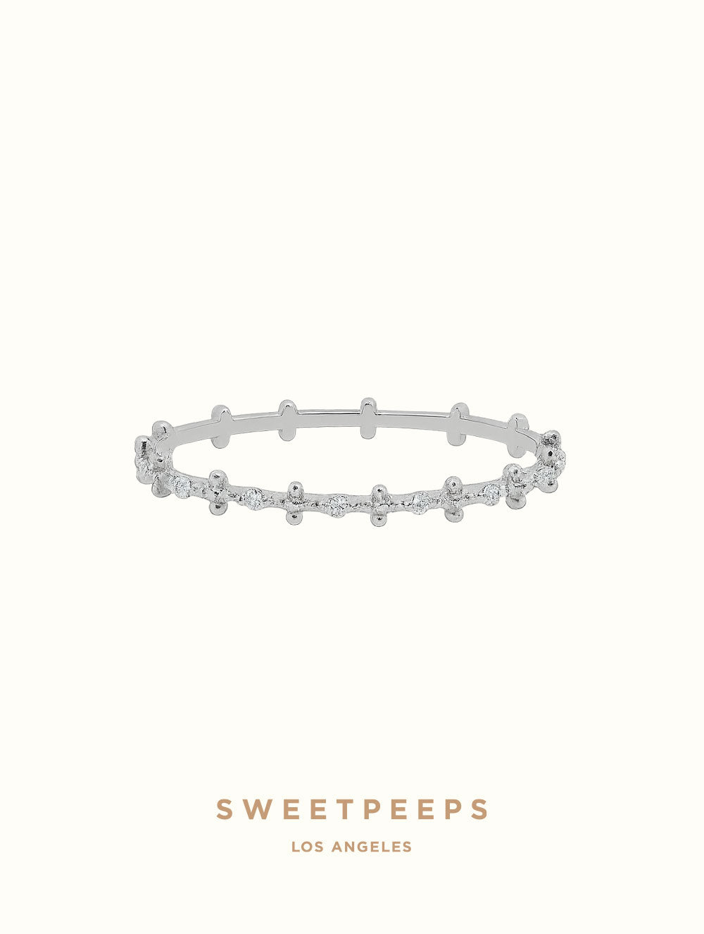 Solstice Band Ring - Silver