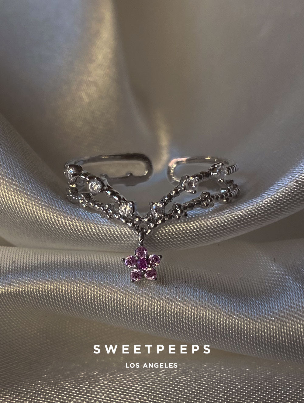 Antonia Star Ring - Silver