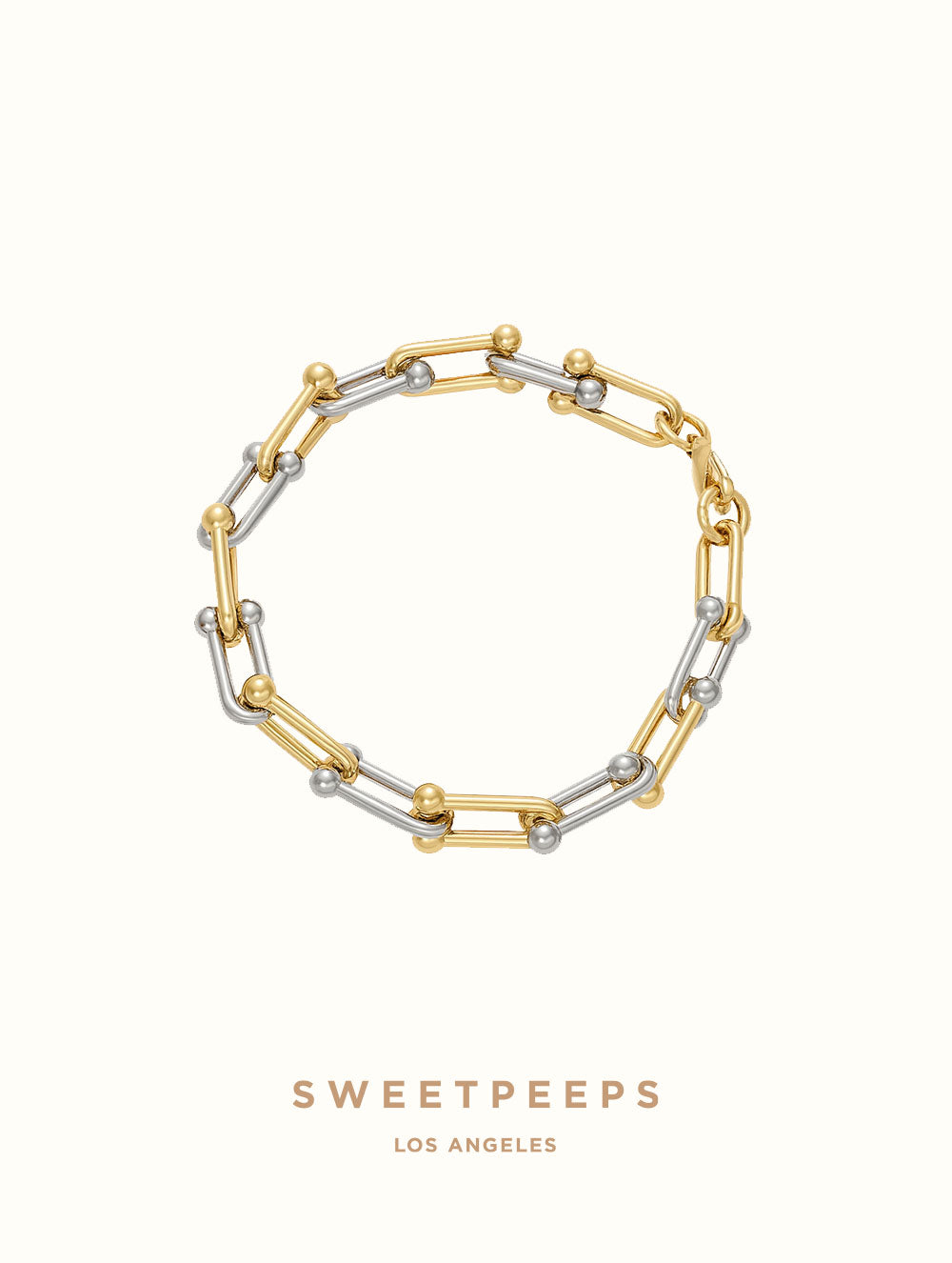 Mixed Metals Links Bracelet