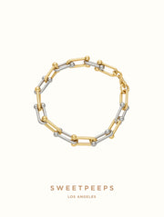 Mixed Metals Links Bracelet