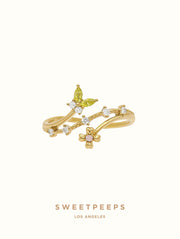 Celestine Butterfly Ring