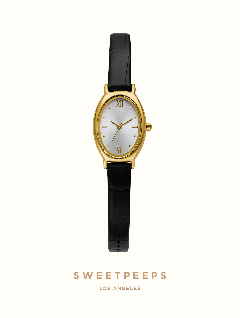Classic Gold Leather Band Watch