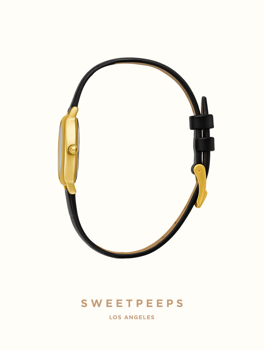 Classic Gold Leather Band Watch