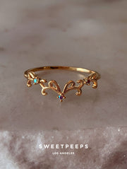 Nevaeh Encrusted Ring