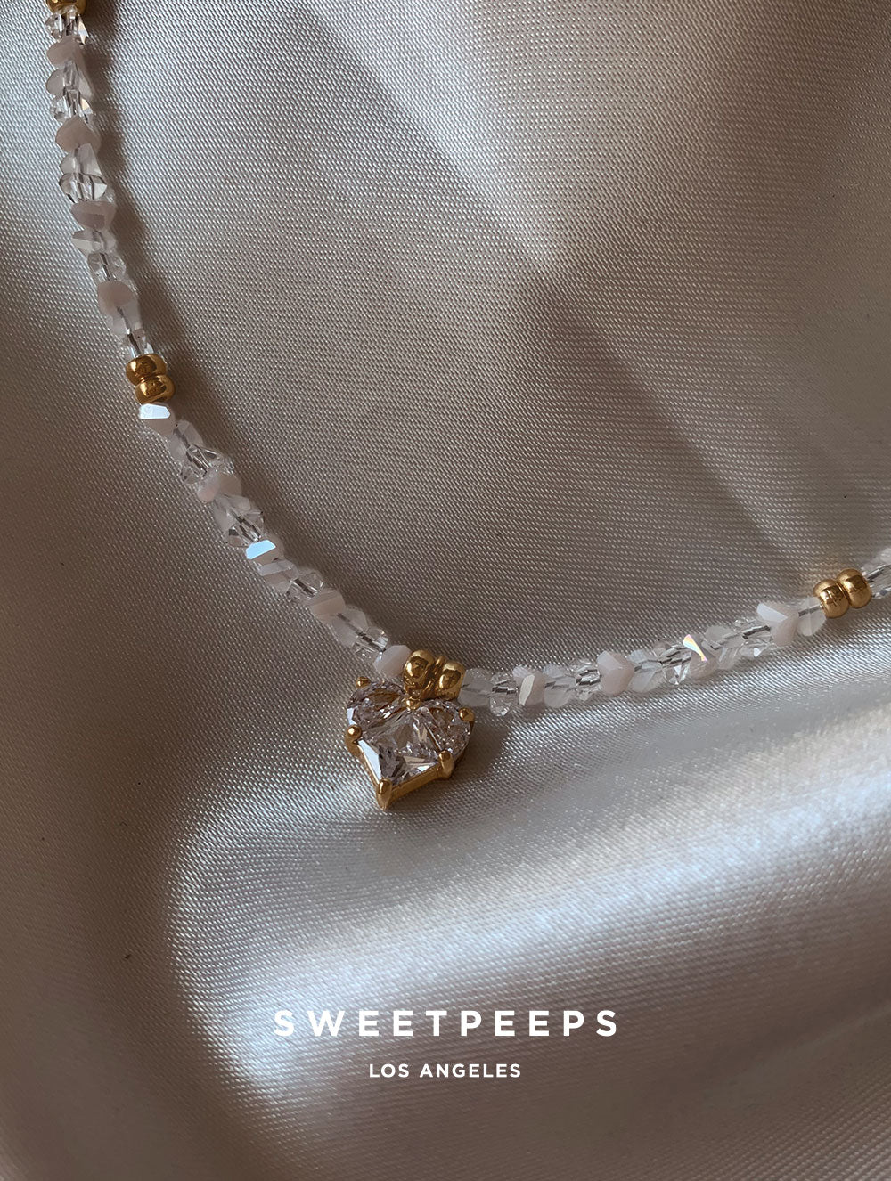 Oakleigh Heart Beaded Necklace