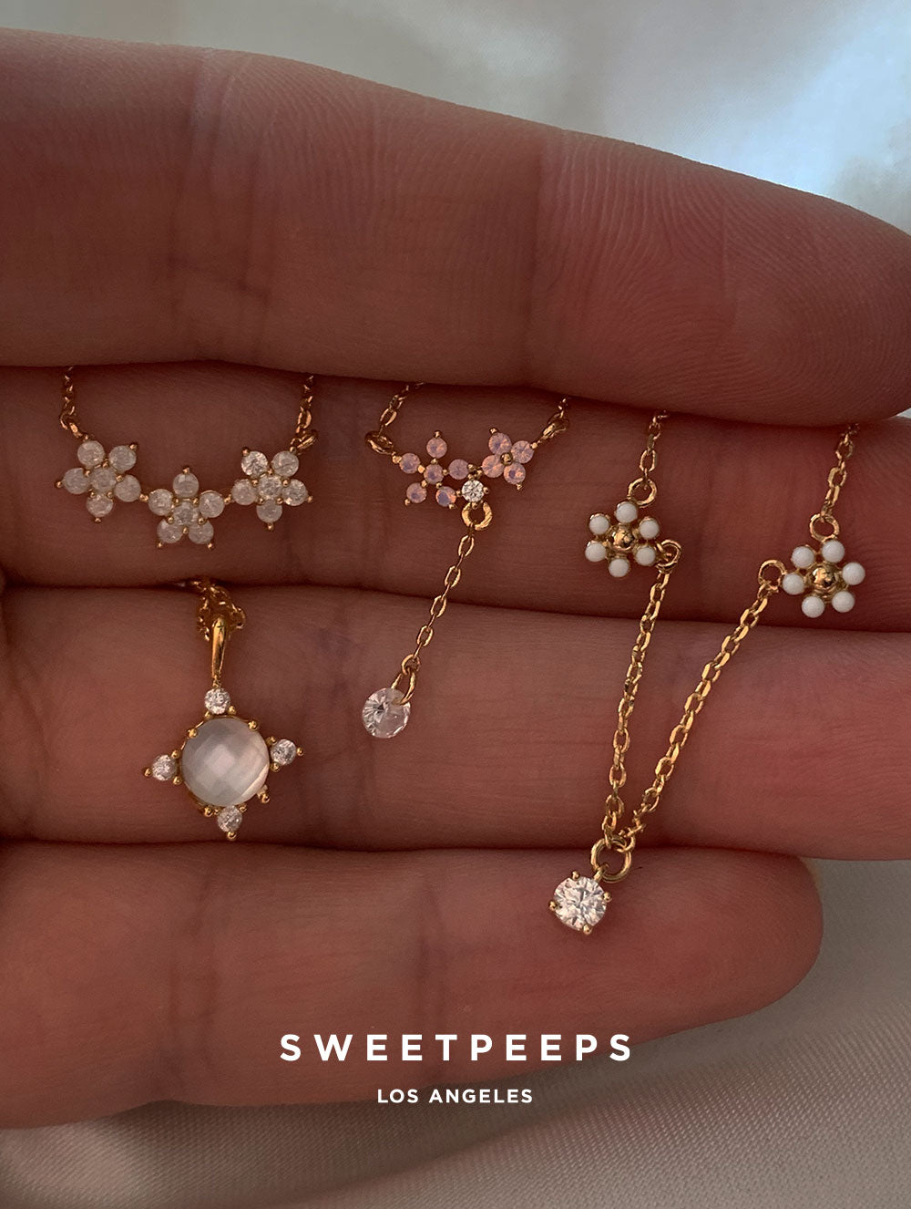 Hibiscus Charm Necklace