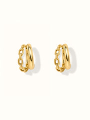 Carrie Chain Mini Hoops