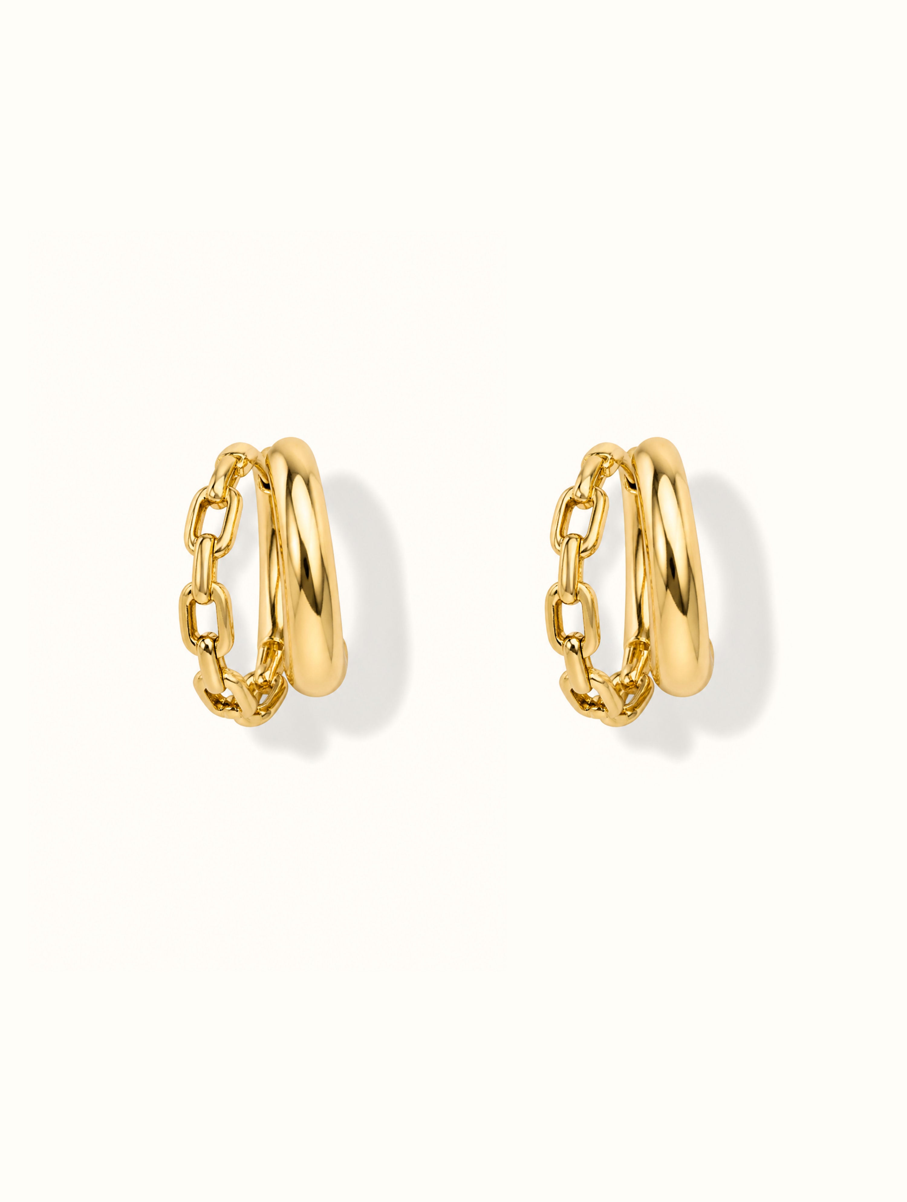 Carrie Chain Mini Hoops
