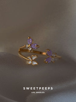 Holland Butterfly Ring - Lilac