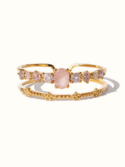 Jules Pink Double Band Ring