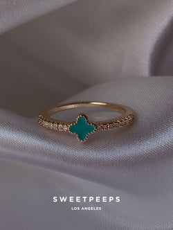 Green Clover Ring