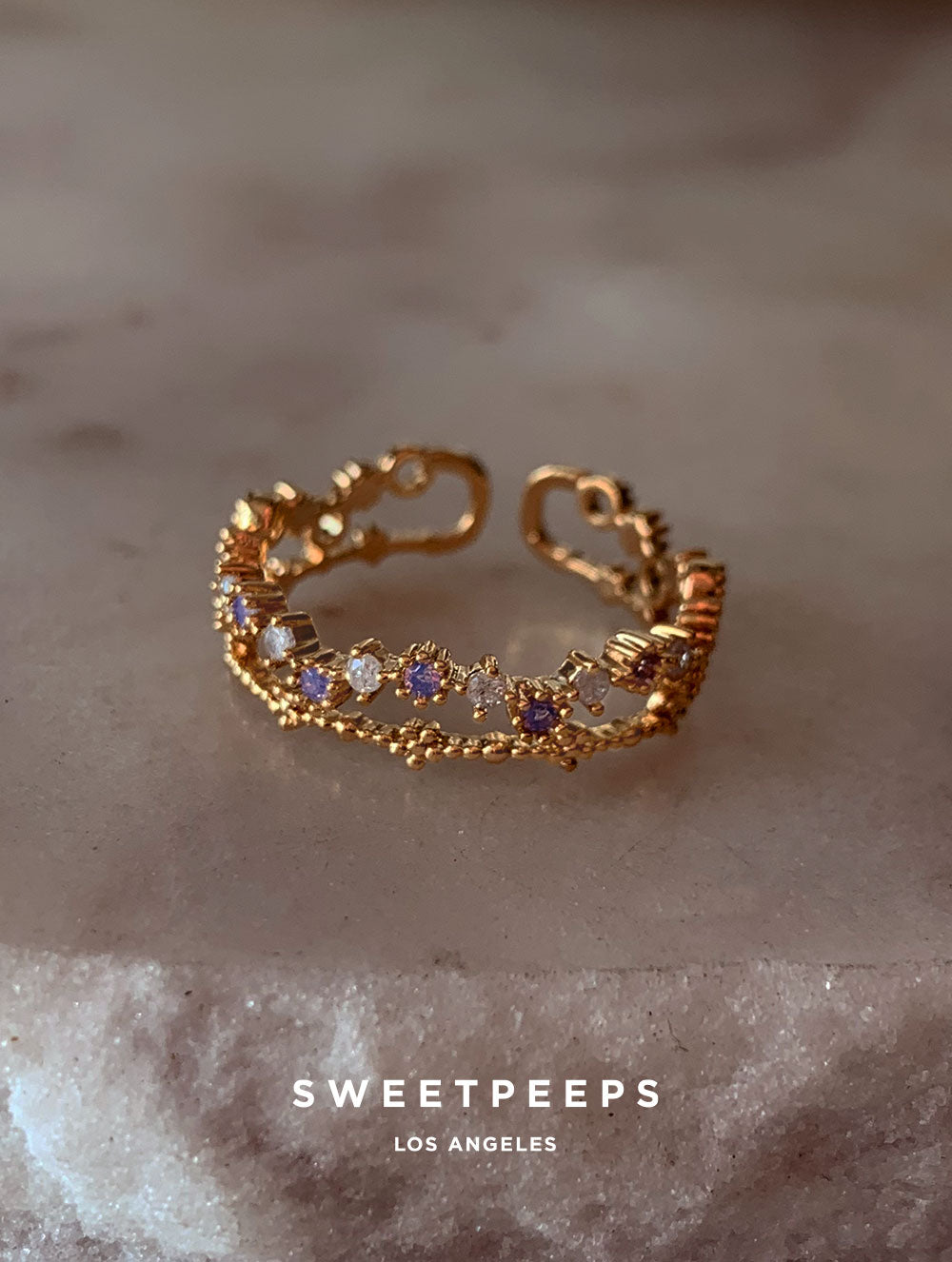 Celine Double Band Ring